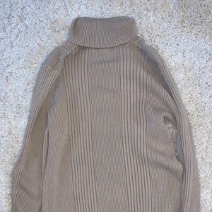Brown turtleneck